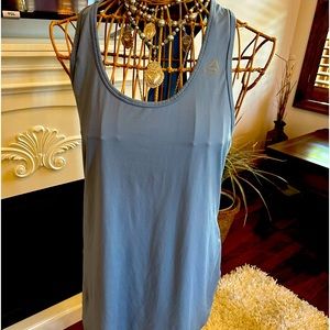 Reebok racerback running tank periwinkle blue large